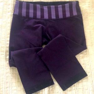 Lululemon Wonderunder Reversible Crop Leggings